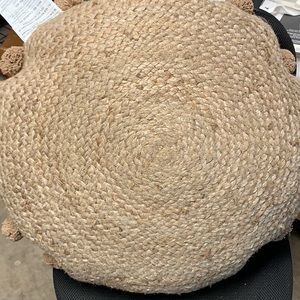 Jute Throw Pillow